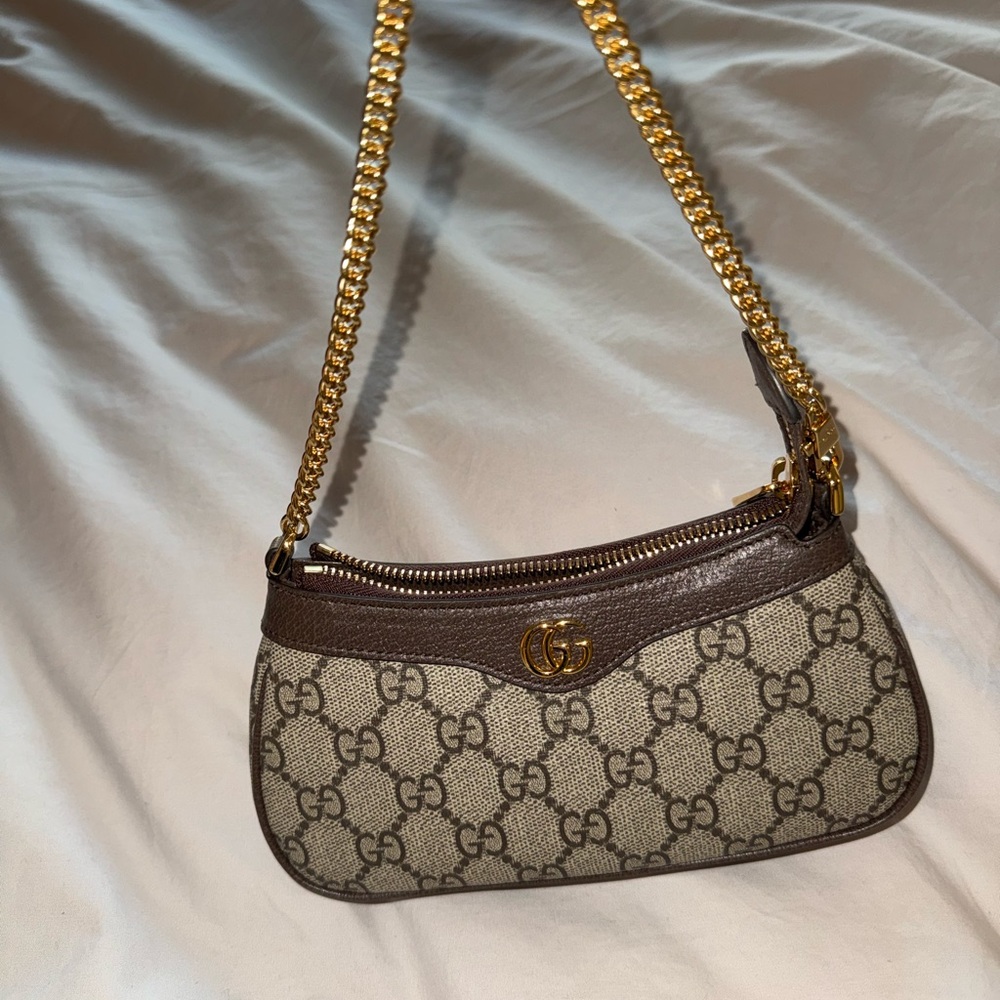 Gucci Ophidia Mini Bag - Brown and Gold - Picture 4 of 8